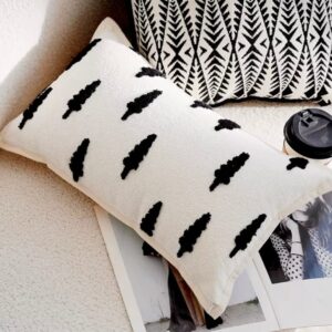 Modern ceramic vase styled on a wooden table