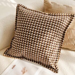 Modern ceramic vase styled on a wooden table