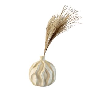 Round Sculpted Vase