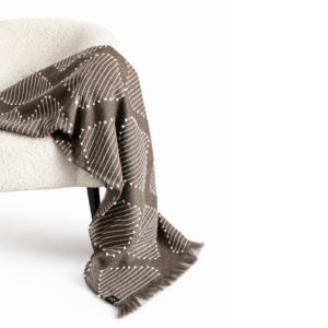 Taupe Flow Throw