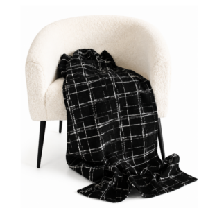 Gridline Contrast Throw