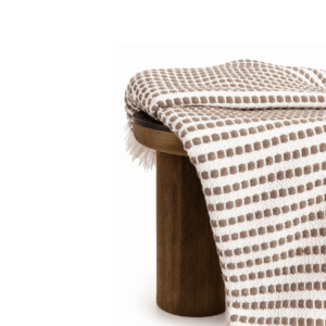 Soft Stripe Neutral Throw